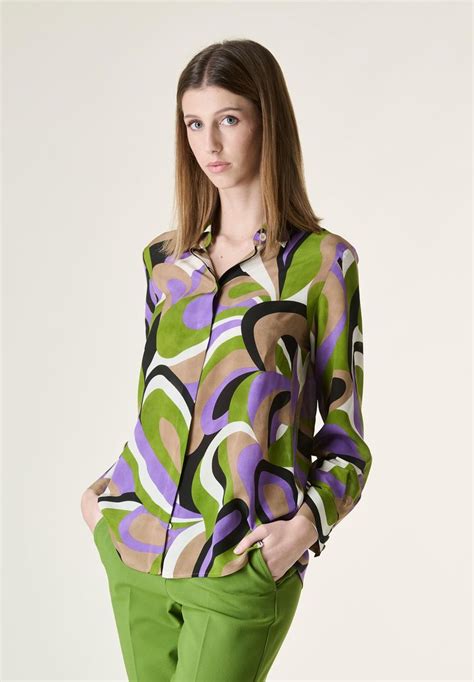 camicia verde prada|Nuova collezione di camicie da donna di Prada su Farfetch.